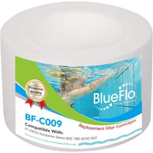 Hot Tub Filter Replaces Sundance 6540-502, Series 850 780, Filbur FC-2812, PSD25-6, 5" x 7-3/4'', Pack of 1