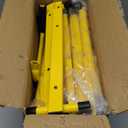 TOPRATED Plug In Led Work Light with Stand,28000 Lumen 110V 4 Adjustable Head Outdoor Flood Lights,Foldable Mechanic Light with 16.5Ft Power Cord,Portable Waterproof Tripod with Lamp for Workbench (ONE PACK)