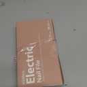 Electric Nail Drill Kit Professional - 9 Speed Cordless Electric Nail File with LED Display, Portable Nail Drill Machine for Acrylic Gel Nails, Hand Feet Trimmer Buffer Tool for Women Men Baby White