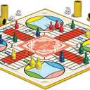 Parcheesi Royal Edition by Winning Moves Games USA, Classic Family Favorite Featuring Charming Artwork, Tokens and dice Cups for 2-4 Players, Ages 8+ (6106)