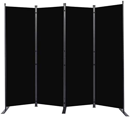 Room Divider 6FT Portable Room Dividers and Folding Privacy Screens, 88'' W Fabric Divider for Room Separation, 4 Panel Partition Room Dividers Screen