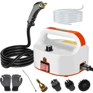 2500W Handheld Steam Cleaner, High-Temperature Pressurized Steam Cleaner, Grout Steam Cleaner, High Heat Steamer for Cleaning Couch, Floor Tile, Bathroom, Microwave, Mattress Bed Bugs, Windows