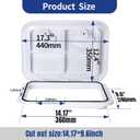 smartmarine Marine Deck Access Hatch 17.312.4" Rectangle Boat Hatch & Lid,Boat Deck Hatch Lids