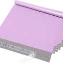 Fuxury Large Poly Mailers 24x24 Inch 50 Pcs, Waterproof Shipping Bags for Clothing, Strong Adhesive Shipping Envelopes for Small Business Suppliers, Self Seal Mailers Poly Bags Mailing Bags Purple