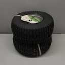 MARASTAR 21446-2PK 15x6.00-6 Tire and Wheel Assembly, Pneumatic Replacement Lawn Mower Front Tires Compatible with Craftsman Riding Lawn Mowers, 2 Pack, Easy Install Assembly