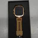 SOUYIE Military Grade Smart Watches for Men LED flashlight, Blood Pressure/Heart Rate/SpO2/Sleep, 500mAh Large capacity battery, Waterproof Rugged Fitness Tracker Compatible with Android and iOS Phone (Gold)