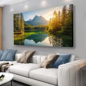 Yuaxker Large Nature Pictures Wall Decor Green Landscape Posters Modern Inspirational Wall Art Trendy Wall Prints Artwork for Living Room Bedroom Dining Room Office Home Decor 30x60inch (30"x60")