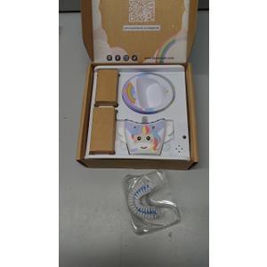 autobrush Kids Electric Toothbrush – Only ADA Accepted UShaped Toothbrush, Clinically Proven Up to 5.1X Better Cleaning, 30 Seconds, FullMouth 360 Coverage, LED Lights, Music, Ages 68, Unicorn