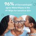 WaterWipes Sensitive+ On The Go Wipes, 3-In-1 Cleans, Cares, Protects, 99.9% Water, Unscented & Hypoallergenic Wet Wipes, 100 Count (10 Packs)