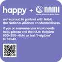 happy coffee dark roast coffee pods, 60 count, notes of cocoa & contentment, compatible with most K-cup brewers, rainforest alliance certified (EXP 02/28/26)