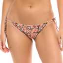 Body Glove Women's Standard Brasilia Tie Side Cheeky Bikini Bottom Swimsuit (Large)