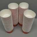 Grencian 120 Pcs Halloween Treat Snack Cups 12 Oz Disposable Pumpkin Ghost Bowls Disposable Paper Cup Orange Black Paper Cup Dessert Bowls Food Tasting Cups for Halloween Party Supplies