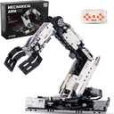 UNCLE BRICK Mechanical Technical Arm Building Blocks Set,Toy Set with Remote Control and 8-Way Control,STEM Educational Toys,Set for Boys and Girls 8-14,Technic Robotic Arm Set for Adult(1029Pcs), 11.7 inches x 15.78 inches x 15.78 inches