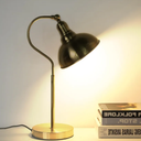 BOHOSCONCES Black Desk Lamp with 59” Plug in Cord On/Off Switch, Adjustable Table Lamp for Bedroom, Coffee, Dorm Lighting Decor (E14 Bulbs not Included)