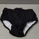 AQX Reusable Adult Swim Diapers Special Needs, Plastic Diaper Cover Leakproof, Swimmers Nappy Rubber Pant for Incontinence Protection Unisex (XL, Black)