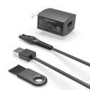 5V UL Charger for Philips Norelco Wet & Dry Electric Shaver & One Blade 360, Series 2000 2400 2600 3600 3900 5400 5000X 7200 i9000, 3000 5000 7000, for Phillips OneBlade QP2724 QP2834 Trimmer Razor