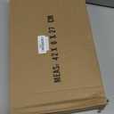 Snow Flocked Norfolk Pine Garlands, 6 FT Real Touch Winter Pine Garland, Green Artificial Greenery Garland for Table, Mantle, Wall, Indoor, Outdoor Christmas Decorations