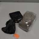 Sunany Inflatable Foot Rest Pillow for Travel, Kids/Adults Airplane Travel Pillow-Adjustable Height Cushions,for Kids to Sleep While Traveling,Suitable for Office, Home and Any Travell (1 Pack) (Grey)