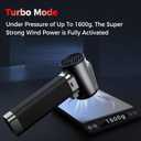 Car Dryer Air Blower Equipped with Continuously Variable Speed, 1.6KG Instant Thrust Car Blower for Drying, 64mm Super Power Turbo Dryer for Patio Cleaning, Drying, Snow Blowing