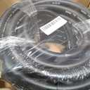 Guitrees 75FT ×1 inch Heavy Duty Rubber Garden Hose - 200psi Working, 1000psi Burst - Hot/Cold Water - Five-Layered Braiding for Durability - Versatile for Gardening, Agriculture, Construction(Black)