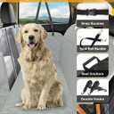 Victoper Dog Car Seat Cover, Heavy Durable Dog Seat Cover for Back Seat, 100% Waterproof Scratch Proof Nonslip Dog Hammock for Car with Side Flap, Pet Back Seat Covers Large 60" W x 64" L