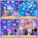 PIKOY Star Projector for Kids Gifts, 15 Films+15 Soothing Sounds Machine Baby Night Light Projector, Remote 360 Rotation Fruit Ocean Star Lights for Ceiling Decor, Kawaii Birthday Gifts Girls Toys