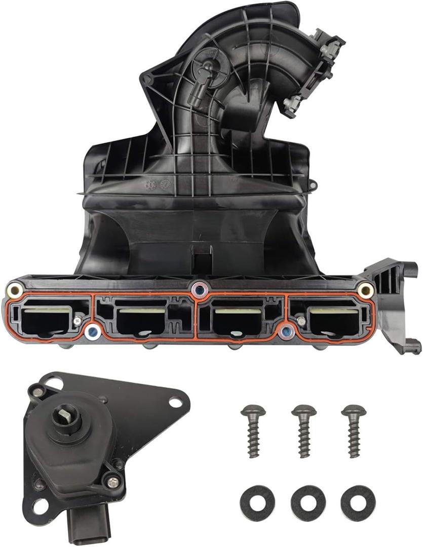 Engine Intake Manifold with Flow Control Valve Compatible with 2007-2017 Jeep patriot compass/2007-2011 Dodge Caliber Avenger Journey/2007-2009 Chrysler Sebring Replace # 4884495AK 911-902 4884495AH