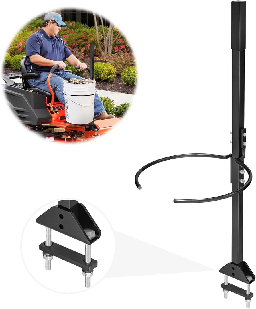 SDSNTE Zero-Turn Mower HandleBucket Bracket- Enhance Your Mower's Versatility, Black