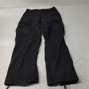 Soulsfeng Women's Baggy Cargo Pants Relaxed Fit Casual Cotton Hiking Pants with 6 Pockets (8, Black)