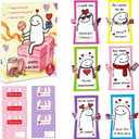 3 x Valentine Cards for Kids Classroom - 6 Pack Pop-Up Valentine's Day Cards with Envelopes & Stickers, Fun Valentine's Day Gifts for Kids, Boys, Girls, Teenagers for School Exchange