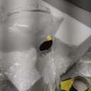 21" Cement Porch Goose Statue with magenetic Wig for Free New Home Gift for Outdoor Decorative Figurine for Garden, Patio, or Entryway Accent (21" Statue with Wig)