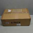 7 code Thicken & Sturdy Clear Shoe Storage Organizer with Magnetic Door, Stackable Boxes for Closet, Foldable Shoe Rack for Sneaker Boot Container, Plastic Shoe Cabinet Shoe Box 6 Pack, Black