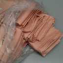 Bailarina Cloth Napkins Set of 120,17x17 inches Dinner Napkins Cloth Washable,Polyester Square Table Cloth Napkin Bulk with Hemmed Edges Ideal for Banquets, Parties and Weddings-Dusty Pink