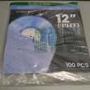 EVEO 100x Vinyl Record Sleeves Outer Crystal Clear Outer Vinyl Sleeves LP Album Covers 12.75"x12.75" | Perfect Fit Protective 3 Mil Protection for Single & Double LPs - Archival Standard