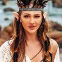 GORTIN Boho Feather Headband Indian Headdress Native American Costume Hair Accessories for Women