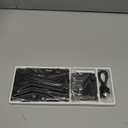 Samsers Foldable Bluetooth Keyboard with Touchpad - Portable Wireless Keyboard with Holder, Rechargeable Full Size Ultra Slim Pocket Folding Keyboards for Android Windows iOS Tablet & Laptop - Black (BT x1)