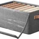 Large foldable storage Bins with Lids