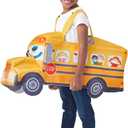 Seasons Halloween Costume Light And Sound School Bus Costume For 3-5 years Child