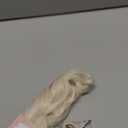 Messy Bun Hair Piece Side Comb Clip in Hair Bun Hairpiece for Women Short Natural Straight Versatile Adjustable Styles Easy Hair pieces (White Blonde-C)