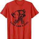 GILDAN, code Like A Girl T-Shirt, Size XL