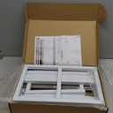 Fomcet 8FT x 8FT Backdrop Stand Heavy Duty with Base, White Portable Adjustable Pipe and Drape Backdrop Stand Kit, Square Metal Arch Party Frame for Wedding Birthday Parties Banquet Decorations