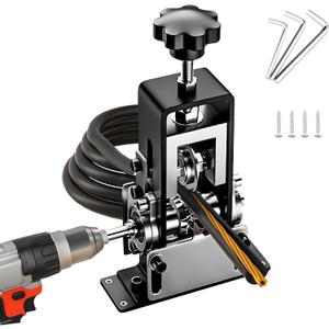 Wire Stripping Machine for Drill Gauge Wire 0.1-1 inches, Scrapping Copper Wire Peeler Machine, Wire Stripper Drill Powered Hand Crank Wire Stripper Tool for Scrap Wire