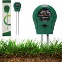 Soil Moisture Meter3-in-1 Illumination DetectionpH ValueHumidity Multifunctional Soil ph TesterGreat for Garden, Lawn, Farm, Indoor & Outdoor UseSoil Test kitNo Battery Required