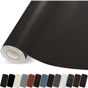 Leather Repair Patch, 35X79 Inch Self Adhesive Leather Repair Tape, Large Vinyl Patch Kit for Couches, Sofa, Furniture, Car Seats, Office Chairs, Cabinets, HandbagsCoffee, 35X79 Inch