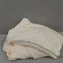 2 Pack Ivory Spandex Stretch Round Table Covers with Skirt - 24x43 Inch Fitted Elastic Cocktail Tablecloth for High Top Bar, Party & Wedding Decor, Ivory