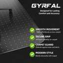 Office Chair Mat for Carpet - 36x48 Inch Plastic Computer Desk Floor Protectors for Chairs Clear Under Desk Rug Pad for Rolling Gaming Chair