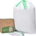 TYPLASTICS Tall Kitchen Drawstring Trash Bags, 13 Gallon, 110 Count