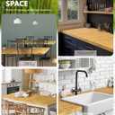 30"x25" Butcher Block Countertop, DIY Bamboo Countertop, 1.2'' Thick Waterproof Table Top, Used as Cutting Board, Office Desk Tops, Living and Dining Room Tables, Laundry Counters, Kitchen Countertop