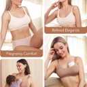 HOFISH Cooling Nursing Sleep Bra  Wirefree Mesh Maternity Bralette with One-Hand Access & Air-Knit Comfort (XXL)