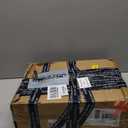 Tall End Table with Charging Station, Skinny Nightstand with USB Ports and Outlets, 3 Tier Narrow Side Table with Storage for Bedroom, Living Room, Office, Black